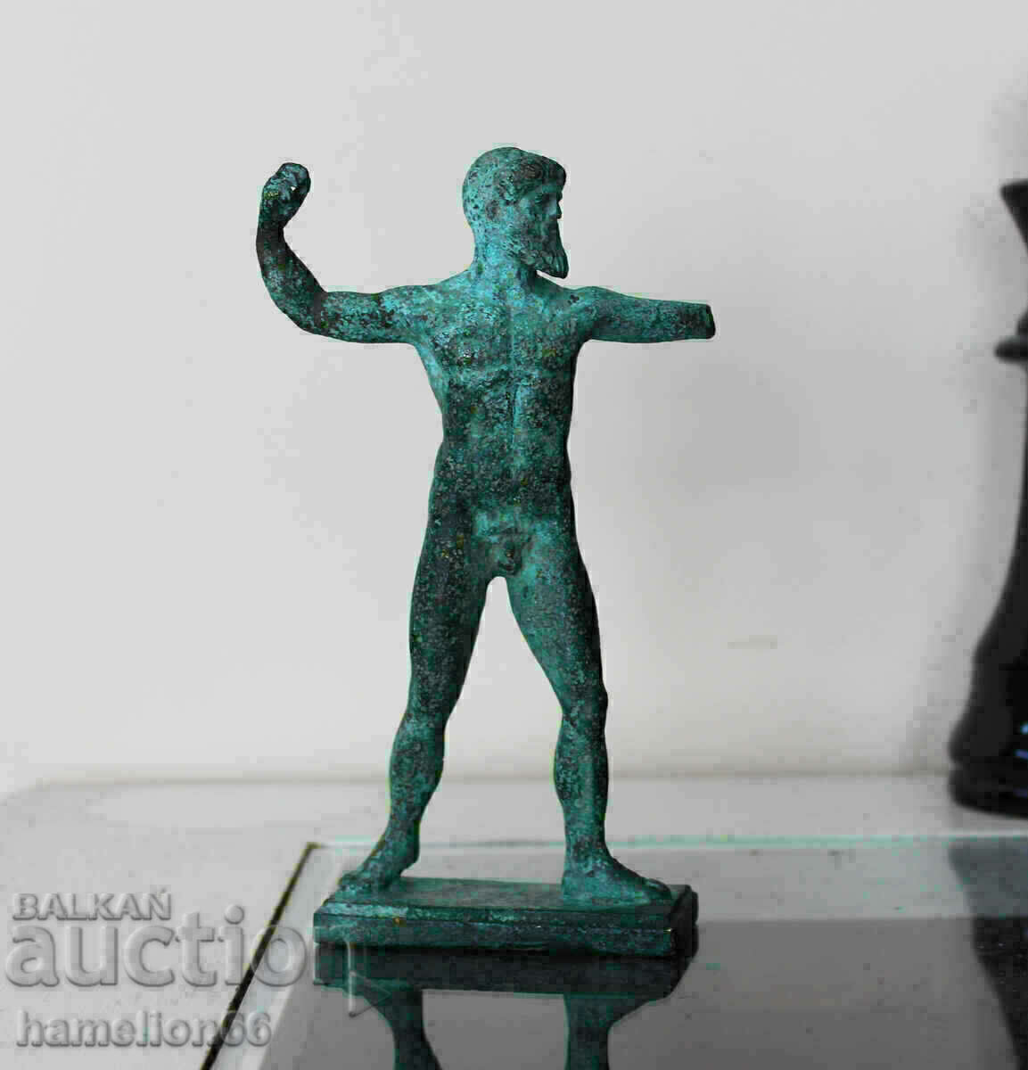 Ancient Greek figurine.replica.plastic