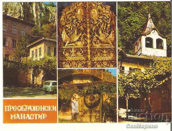 Hartă Bulgaria Manastirea Preobrazhenski 3 *