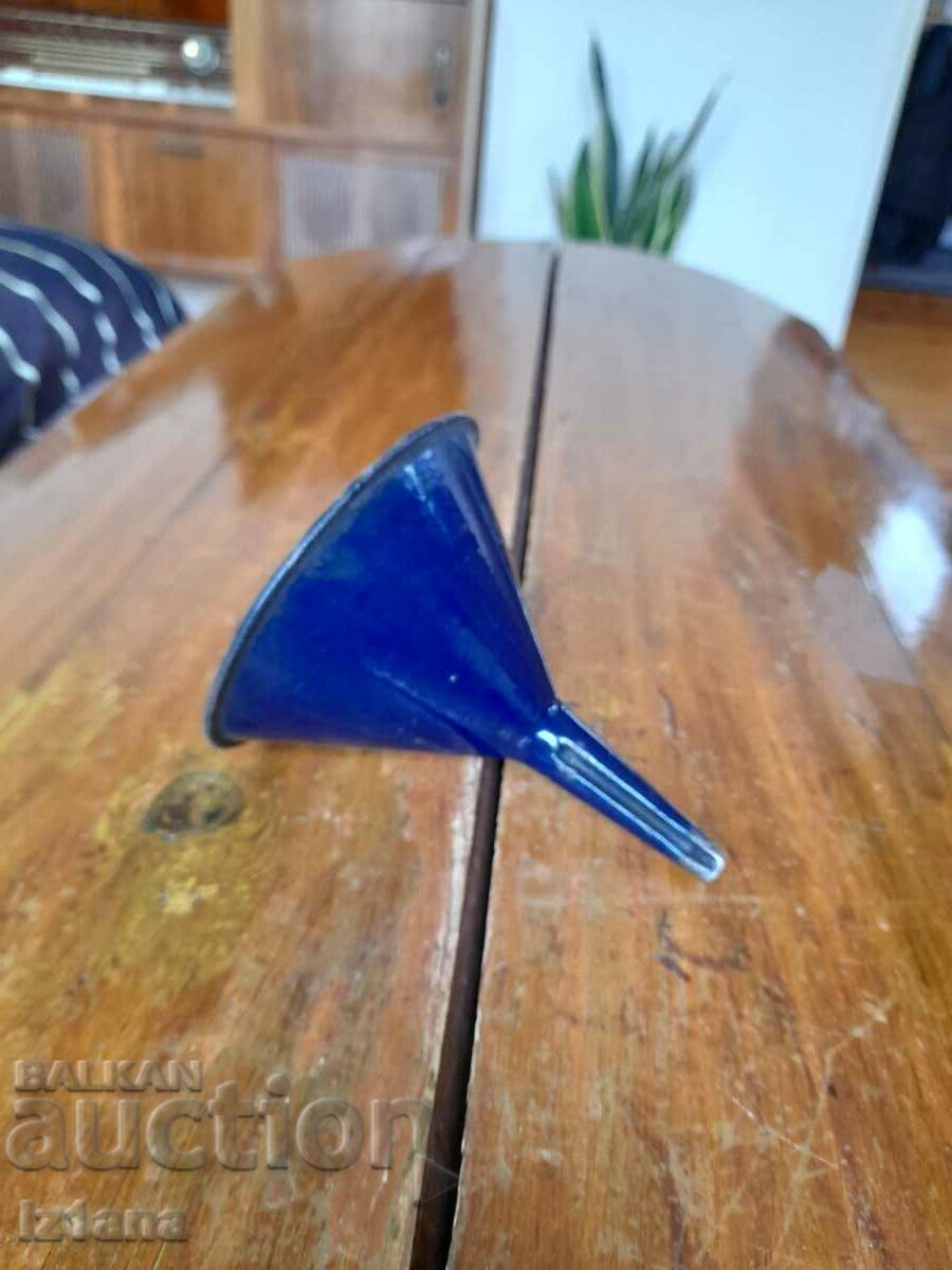 Old enamel funnel