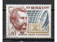 1976. Монако. 100 г. от откриването на телефона.