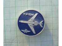 Insignă - Avioane TU 134 Aeroflot al URSS