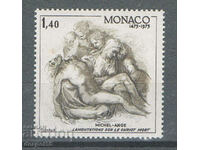 1975. Monaco. 500 de ani de la nașterea lui Michelangelo.