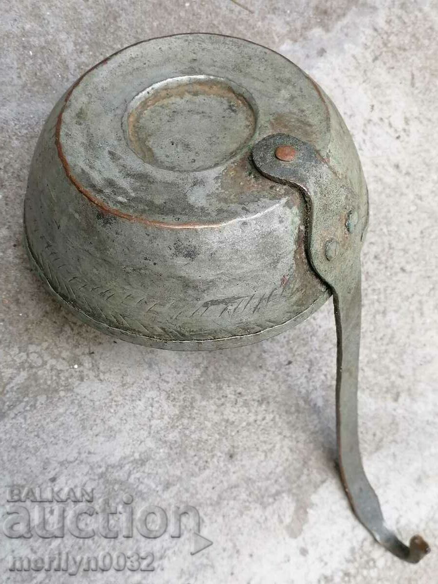 Delivery of Old copper ladle kishkil copper copper vessel pit cap Delivery of Old copper ladle kishkil copper copper vessel pit cap