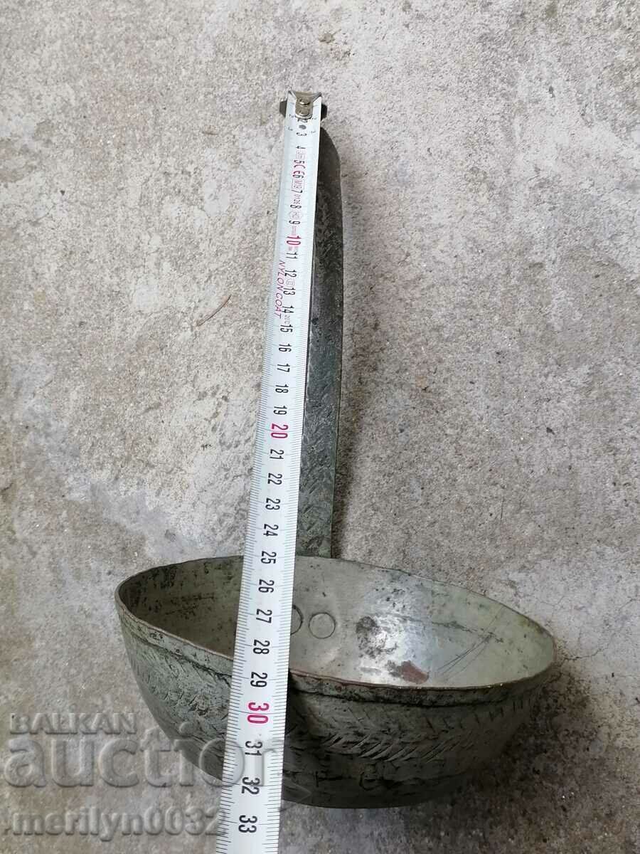 Old copper ladle kishkil copper copper vessel pit cap - 7 Old copper ladle kishkil copper copper vessel pit cap - 7