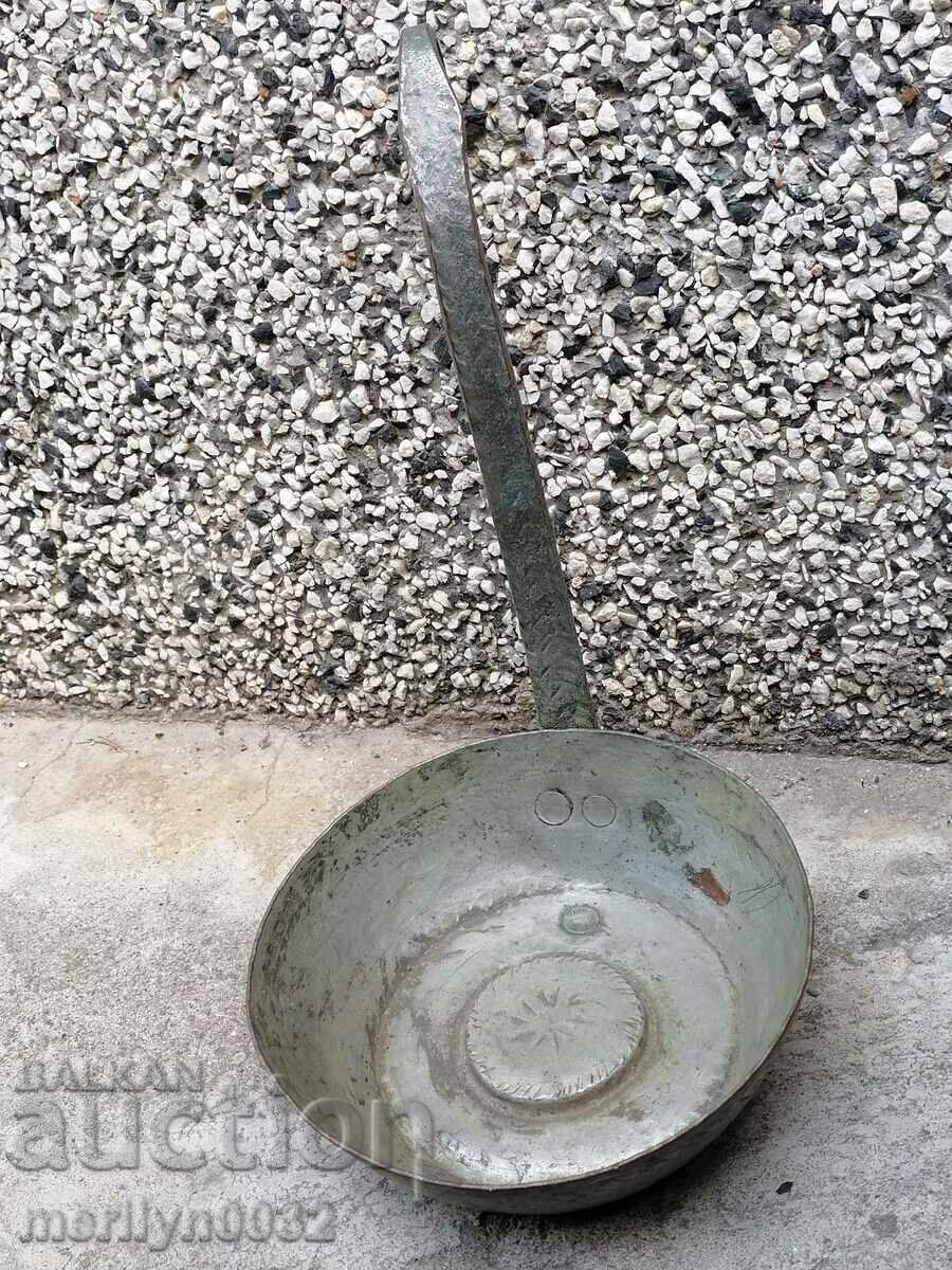 Old copper ladle kishkil copper copper vessel pit cap Old copper ladle kishkil copper copper vessel pit cap