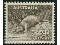 AUSTRALIA 9d 1948 chocolate SG 230c - CV £ 18