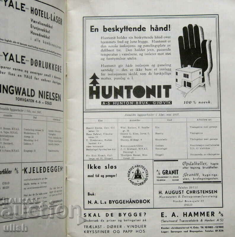 Norway Byggekunst - Architecture Magazine No. 6/1937 with price 20.00 BGN | € 10.23 Norway Byggekunst - Architecture Magazine No. 6/1937 with price 20.00 BGN | € 10.23