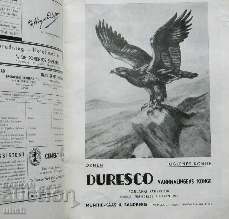 Auction Norway Byggekunst - Architecture Magazine No. 6/1937 Auction Norway Byggekunst - Architecture Magazine No. 6/1937