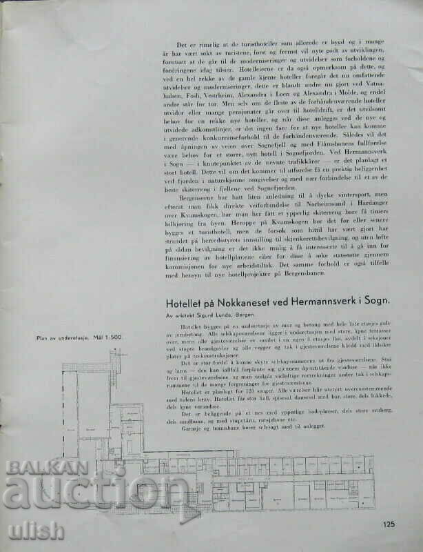 Delivery of Norway Byggekunst - Architecture Magazine No. 6/1937 Delivery of Norway Byggekunst - Architecture Magazine No. 6/1937