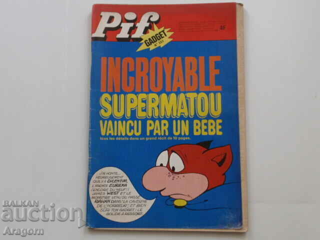 „Pif Gadget” 352 cu „Rahan” (citiți descrierea), Pif, Rahan