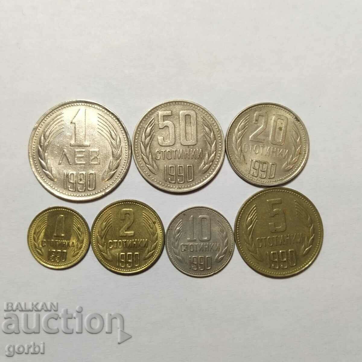 1990 Lot de monede