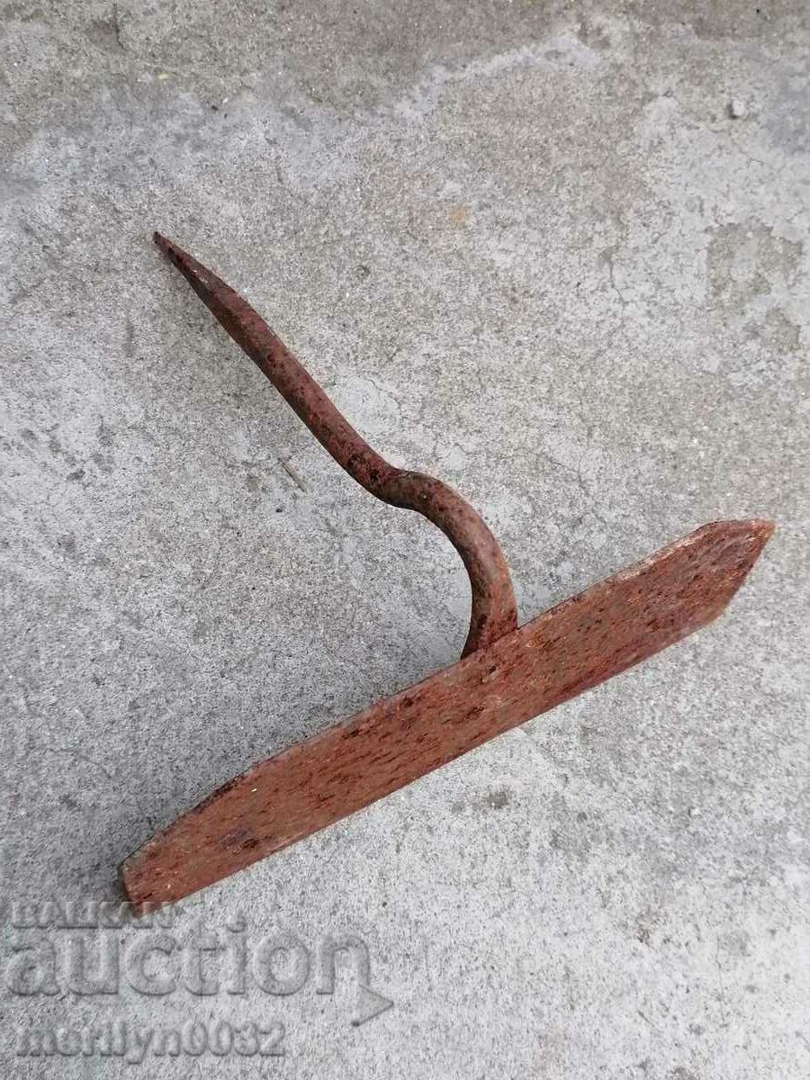 Auction Wrought iron paddle for stirring lime wrought iron Auction Wrought iron paddle for stirring lime wrought iron