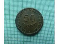 50 centavos 1953 Angola