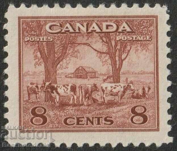 CANADA 1942-48 8c Mounted Mint