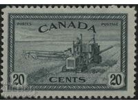 Canada 20c 1946 slate black combine MH SG271