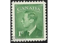 Canada 1 CENT SQ284 Regele George VI Poste