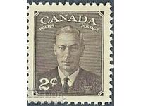 Canada 2 CENT SG285 Regele George VI Poște - Poștă