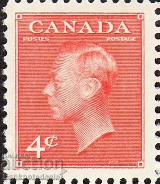 Canada 4 CENT SG288 Regele George VI Poște - Poștă MH