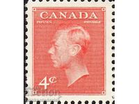 Καναδάς 4 CENT SG288 Ταχυδρομεία King George VI - Ταχυδρομικά τέλη MH