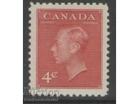 Canada 4 CENT SG287 Regele George VI Poște - Poștă MH