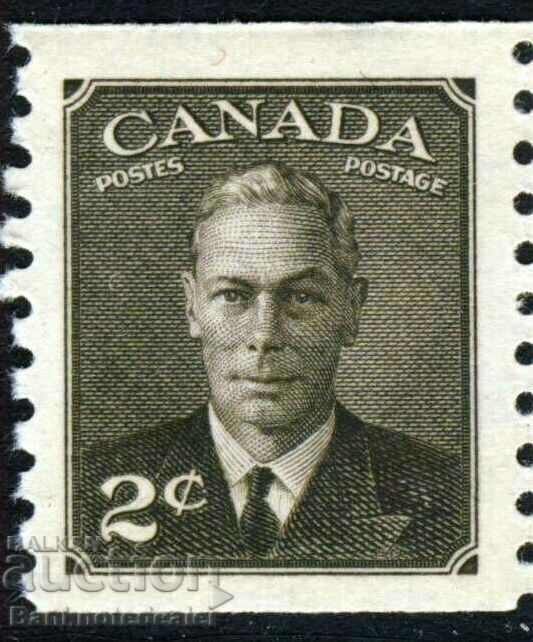 CANADA Regele George VI 1950 2c Imperf SG 420 MH
