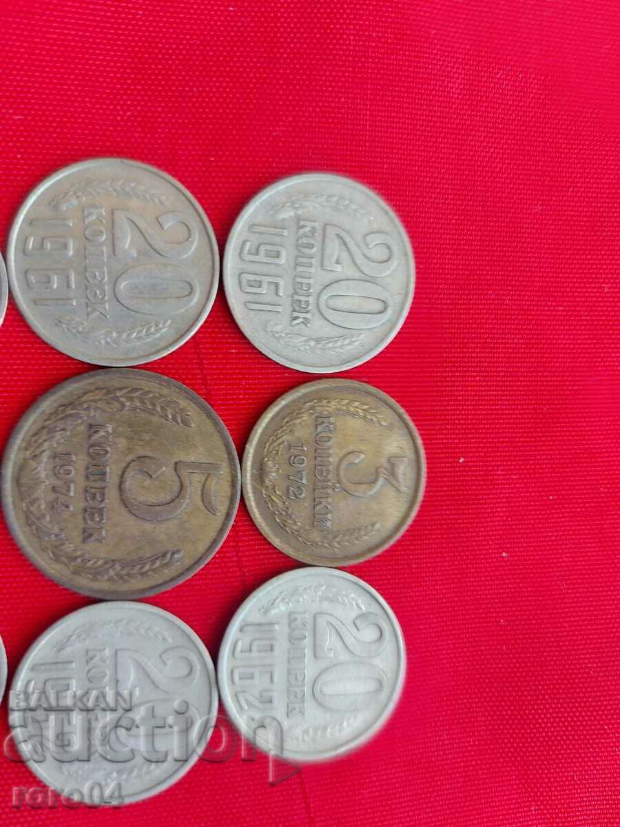 Auction POPCIES - USSR - 9 PIECES Auction POPCIES - USSR - 9 PIECES