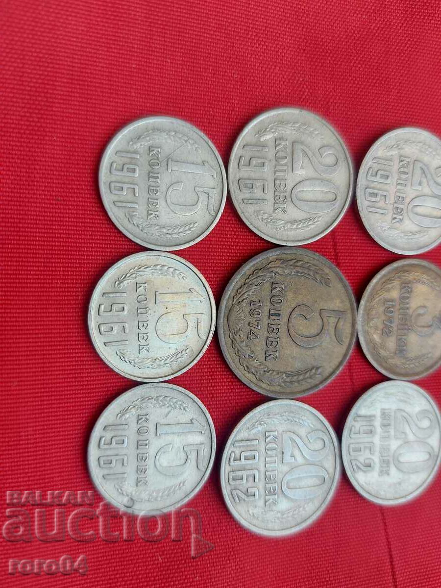 Delivery of POPCIES - USSR - 9 PIECES Delivery of POPCIES - USSR - 9 PIECES