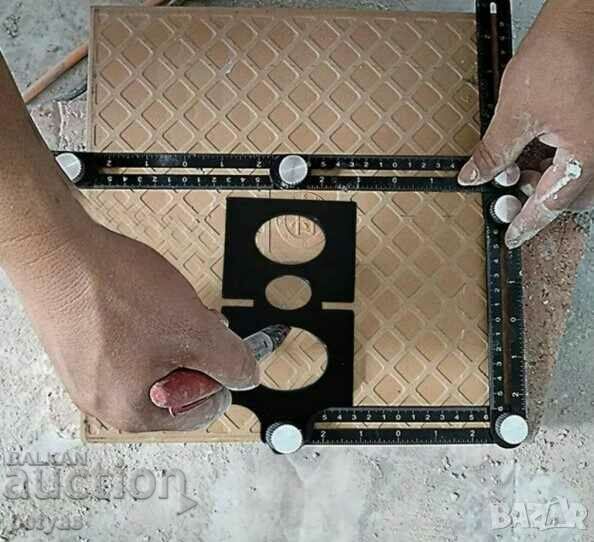 Livrarea Linie reglabilă - șablon dublu universal