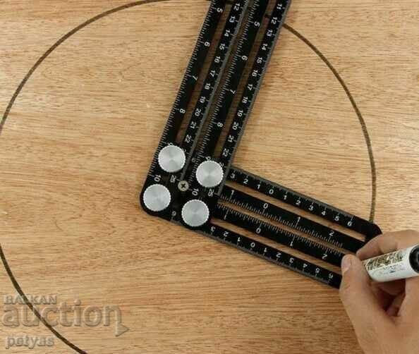 Linie reglabilă - șablon dublu universal - 5