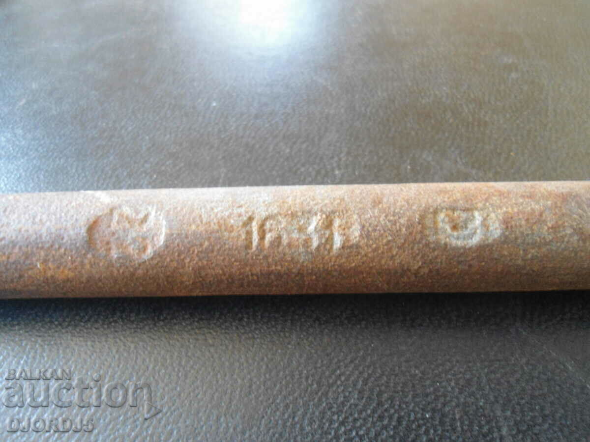 Old rims key, markings with price 3.00 BGN | € 1.53