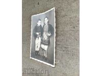 Girl and boy in Krakra costume photo