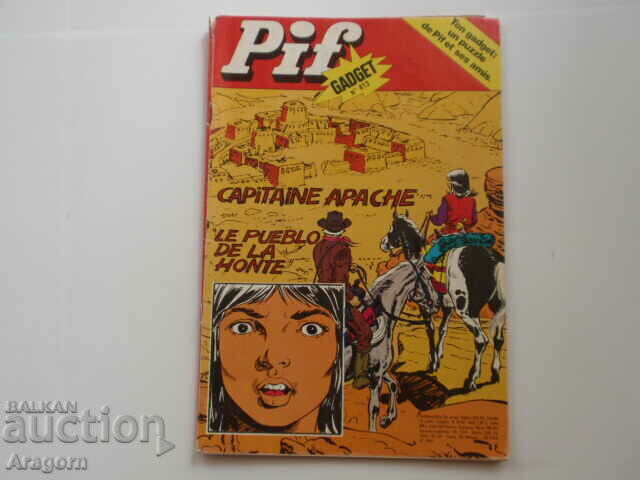 "Pif Gadget" 413 with "Sandberg" (read description), Pif "Pif Gadget" 413 with "Sandberg" (read description), Pif