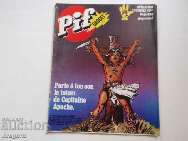 „Pif Gadget” 437 „Fanfan la Tulipe” (citiți descrierea), Pif „Pif Gadget” 437 „Fanfan la Tulipe” (citiți descrierea), Pif