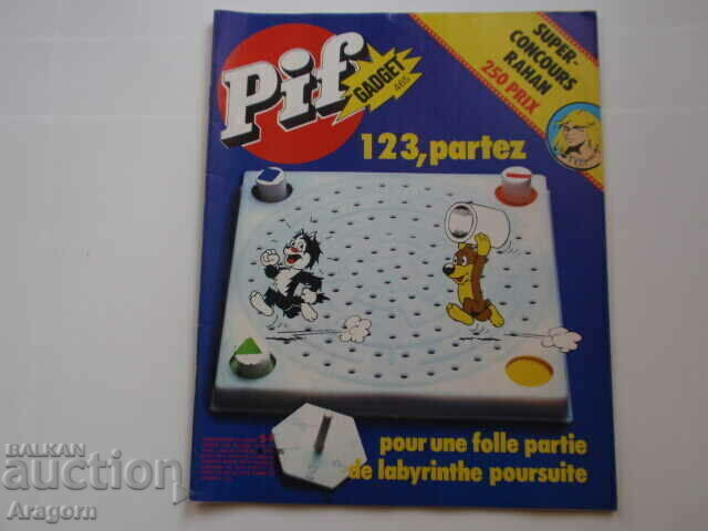 "Pif Gadget" 465 with "Dr Justice" (read description), Pif "Pif Gadget" 465 with "Dr Justice" (read description), Pif