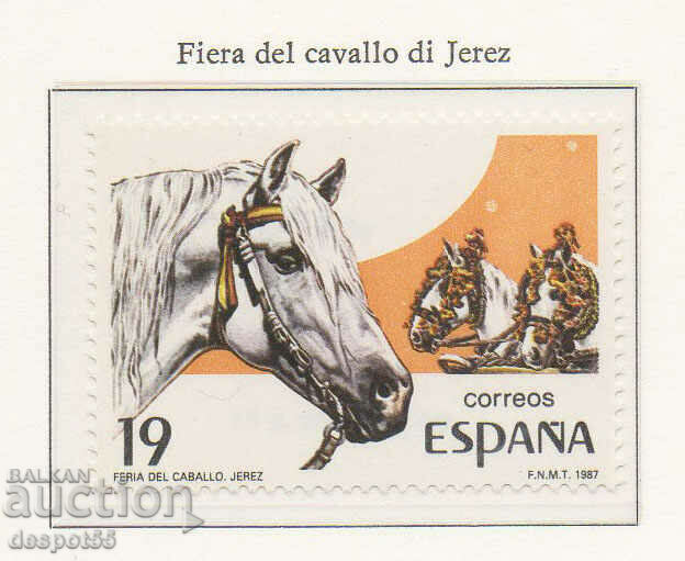 1987. Spain. Equestrian Fair, Jerez de la Frontera.