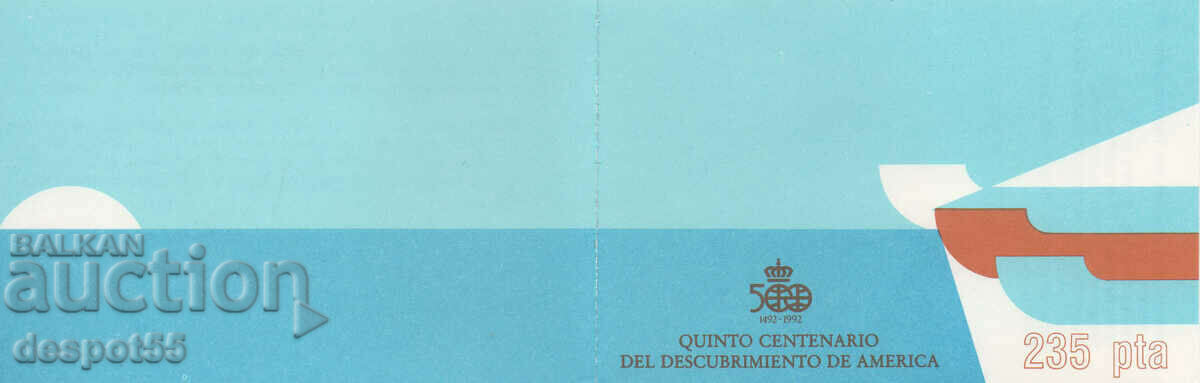 1987. Spain. 500 years since the discovery of America. Carnet. with price 4.70 BGN | € 2.40