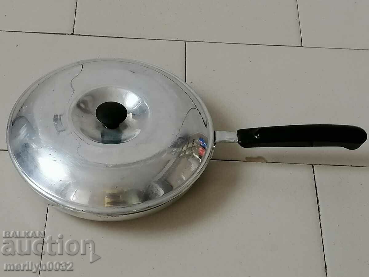 Aluminum frying pan BDS real soc, NRB with price 43.00 BGN | € 21.99 Aluminum frying pan BDS real soc, NRB with price 43.00 BGN | € 21.99