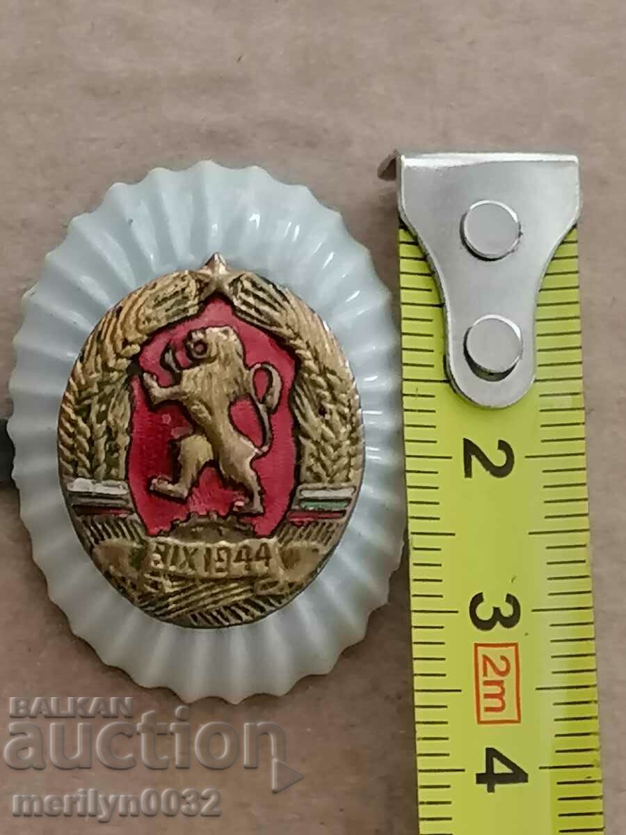 Licitație Emailat cocarda socialist insigna semn smalț Licitație Emailat cocarda socialist insigna semn smalț