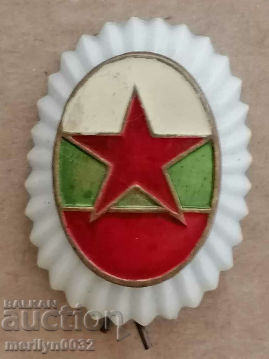 Παράδοση Εμαγιέ σοσιαλιστική κονκάρδα σημάδι σμάλτο σήμα