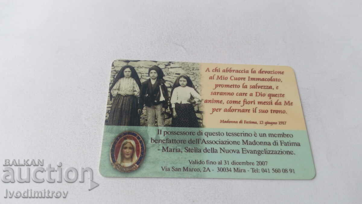 Map of Fatima 90 anni Umberto Romeo with price 1.45 BGN | € 0.74 Map of Fatima 90 anni Umberto Romeo with price 1.45 BGN | € 0.74