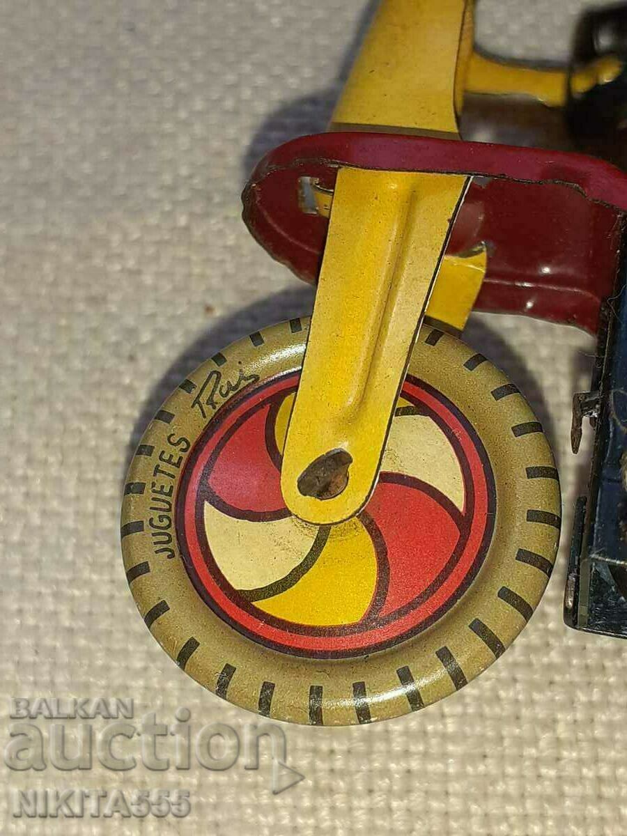 Rare tin toy - Elephant on Bike Tricycle - 5 Rare tin toy - Elephant on Bike Tricycle - 5