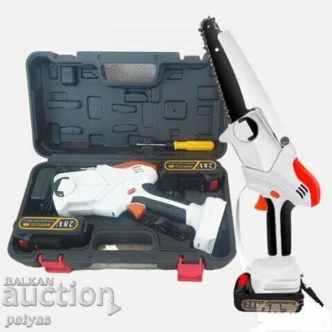 German cordless saw WERSTIL 28V + 2 BATTERIES + 2 Chains with price 130.00 BGN | € 66.47 German cordless saw WERSTIL 28V + 2 BATTERIES + 2 Chains with price 130.00 BGN | € 66.47