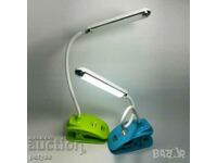 Rechargeable lamp for reading and camping with clip YJ-5868
