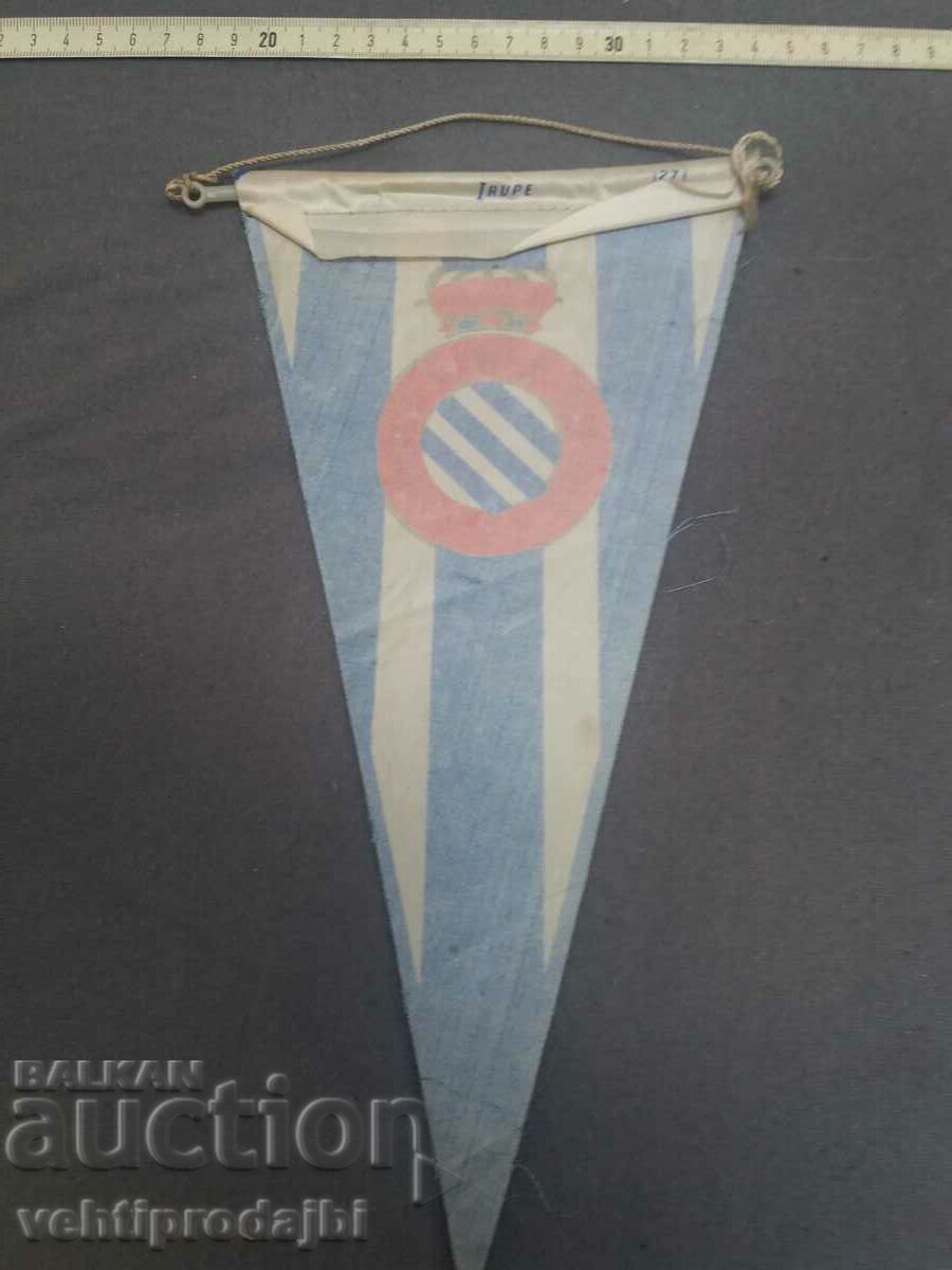 Steagul fotbalului Espanyol cu preț 9.99 BGN | € 5.11 Steagul fotbalului Espanyol cu preț 9.99 BGN | € 5.11