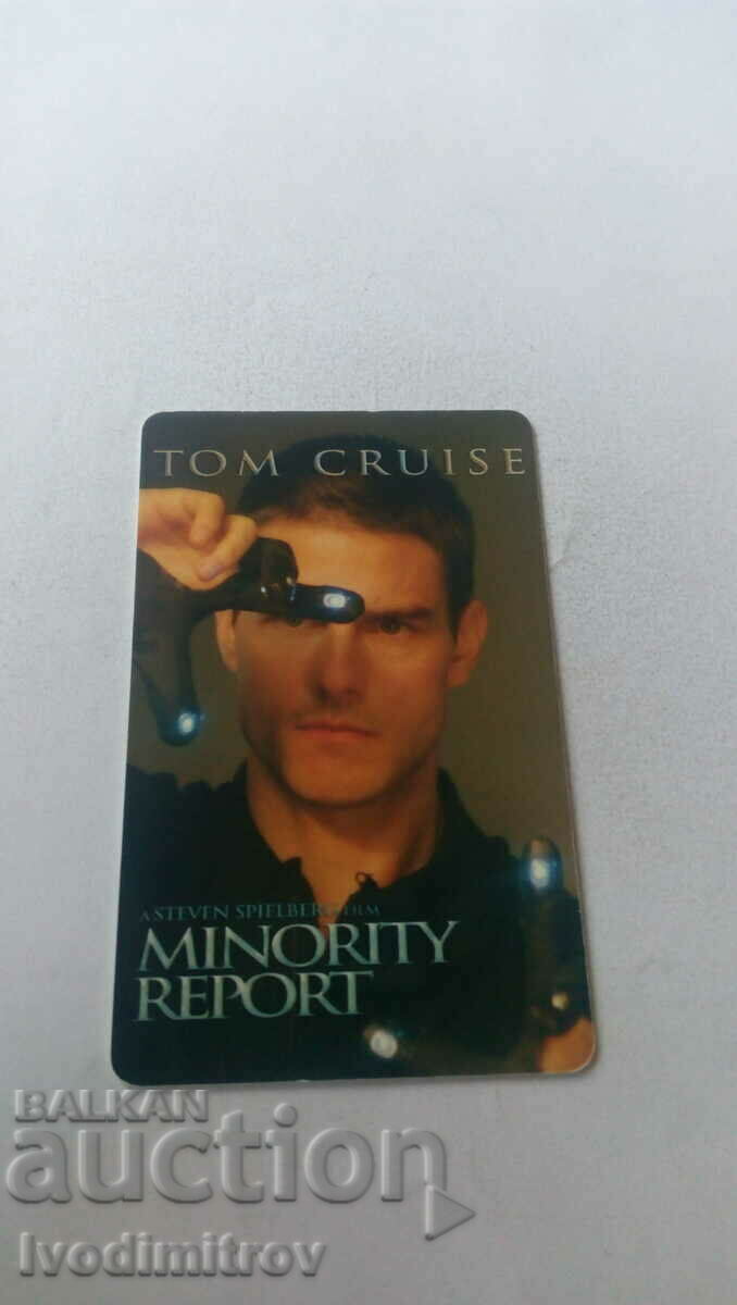 MOBIKA Tom Cruise MINORITY REPORT 50 pulse calling card