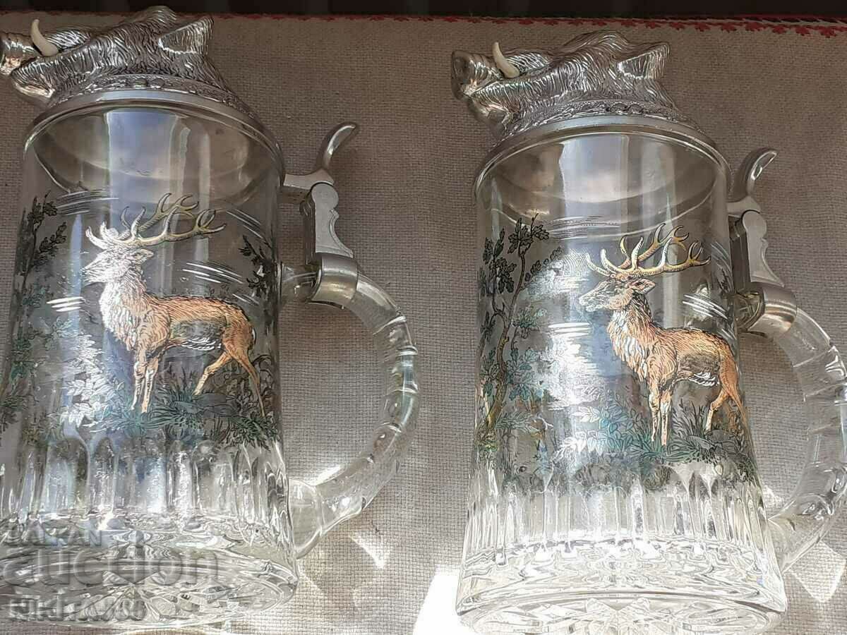 Δημοπρασία Μοναδικές κούπες -BMF- N - Κούπα μπύρας με καπάκι από τσίγκινο αγριογούρουνο Δημοπρασία Μοναδικές κούπες -BMF- N - Κούπα μπύρας με καπάκι από τσίγκινο αγριογούρουνο