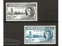 Gambia 1946 Victory MH set S.G. 162-163