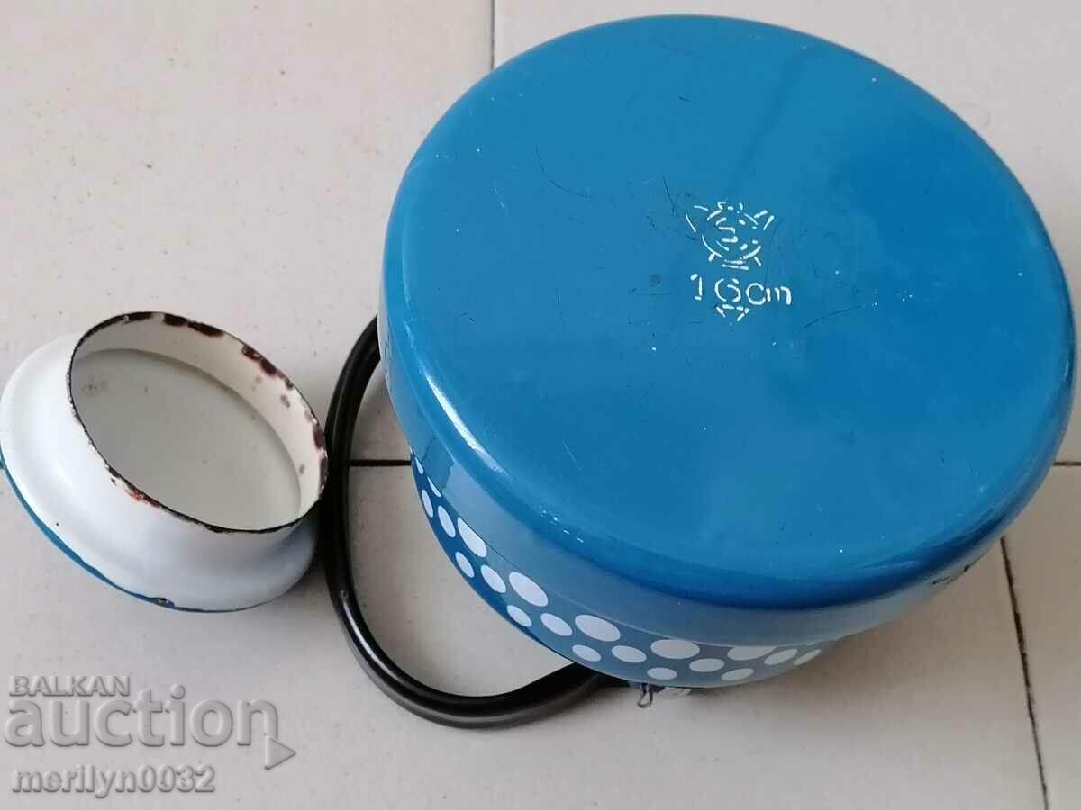 Enameled teapot from the saucepan with enamel coffee pot - 5 Enameled teapot from the saucepan with enamel coffee pot - 5