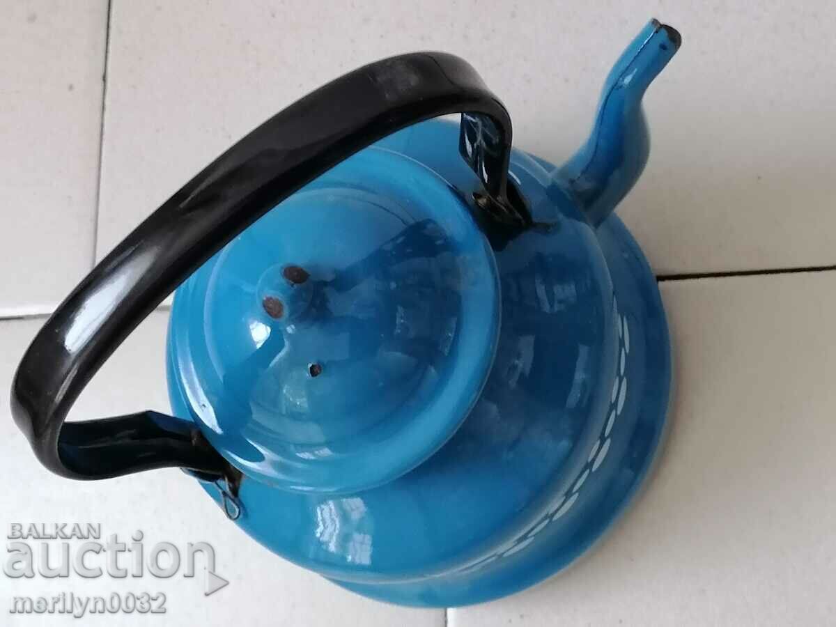Enameled teapot from the saucepan with enamel coffee pot - 7 Enameled teapot from the saucepan with enamel coffee pot - 7