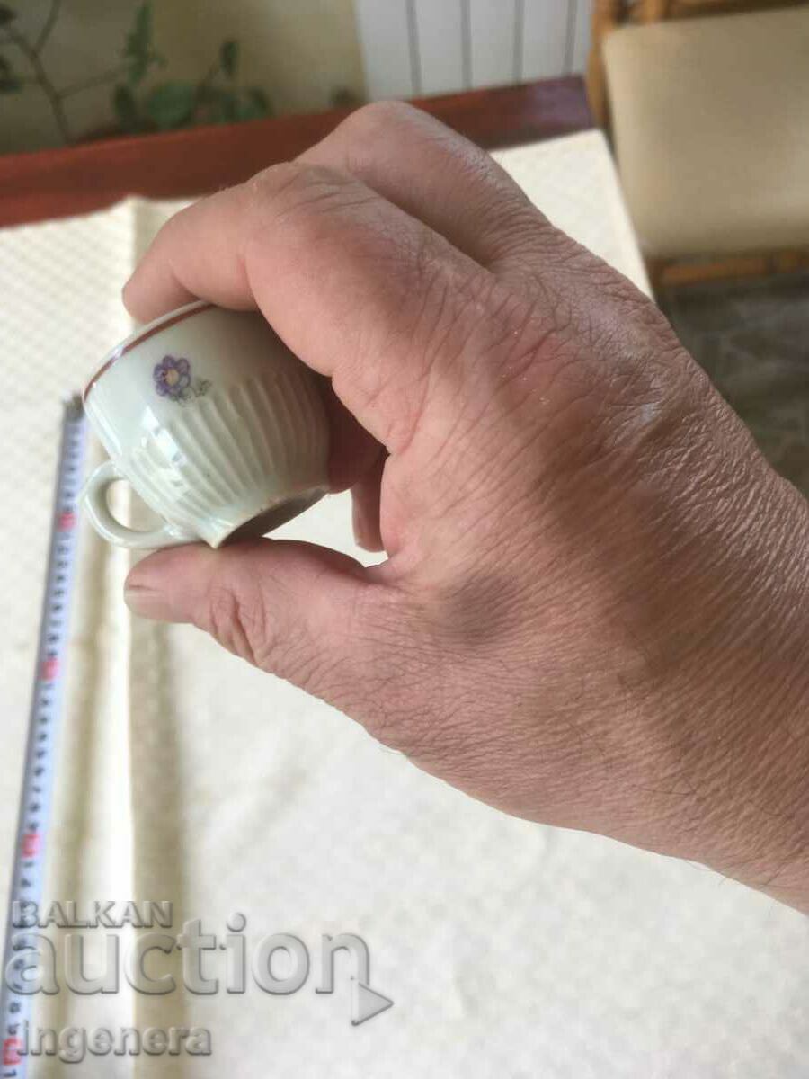 PORCELAIN GLASS CUP FOR HEATED BRANDY BULGARIA with price 12.00 BGN | € 6.14 PORCELAIN GLASS CUP FOR HEATED BRANDY BULGARIA with price 12.00 BGN | € 6.14